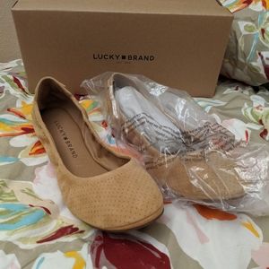 Lucky Brand Flats- Mustard Yellow